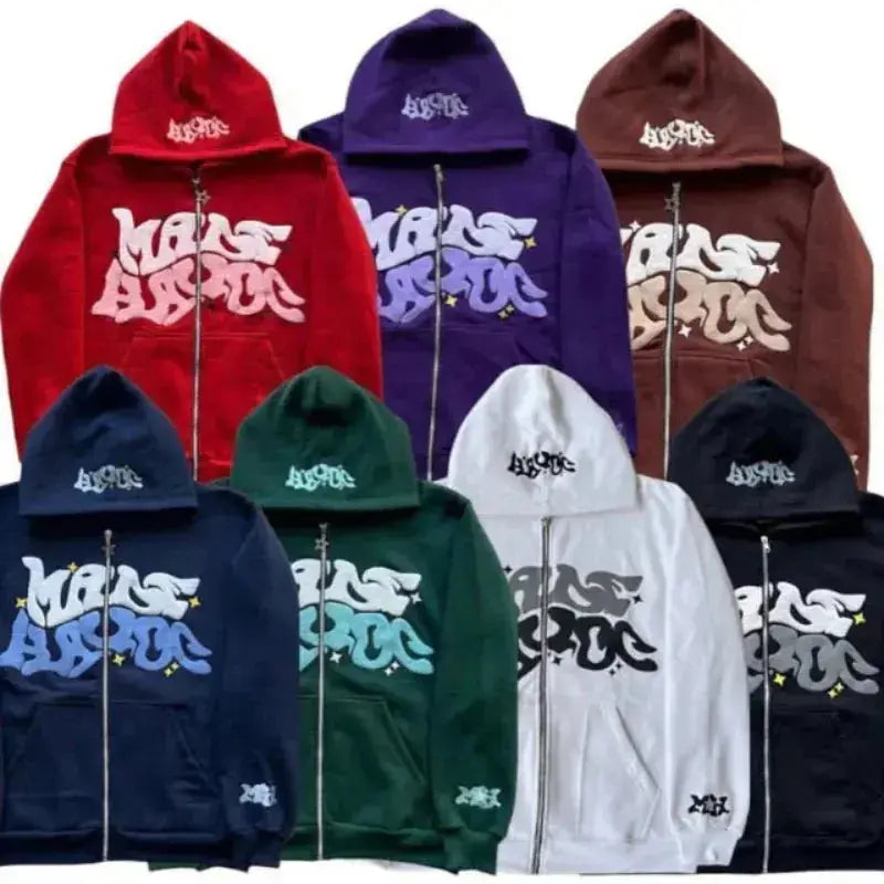 Hoodie Y2K – Sweat-shirt Imprimé Star & Letter Unisexe