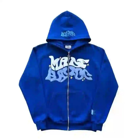 Hoodie Y2K – Sweat-shirt Imprimé Star & Letter Unisexe