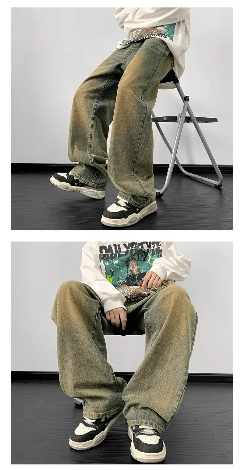 Jean jambes larges Drips-Way