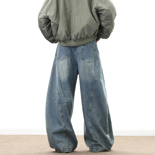 Pantalon baggy denim oversize streetwear