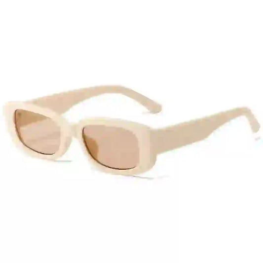 Lunettes de soleil tendance, style rétro classique, carrées, pour femmes, style vintage, voyage, petites lunettes de soleil rectangulaires, anti-reflets, style goutte à goutte