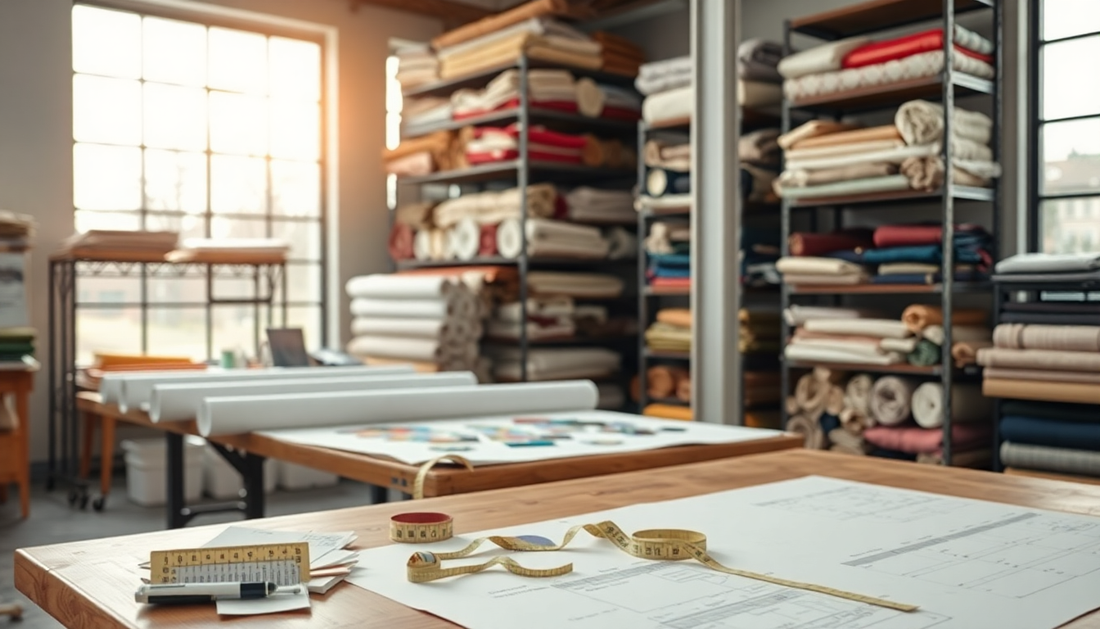 Guide textile FAQ montrant différents types de tissus et textures