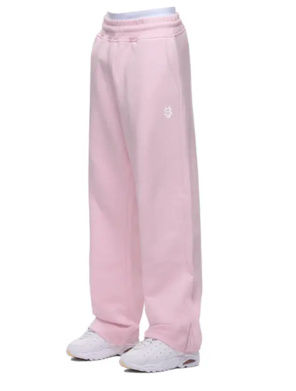 Jogging Streetwear Oversize Y2K Harajuku pour homme/femme, pantalon ample en coton et polyester avec poches cargo et détails brodés, style urbain moderne et décontracté.