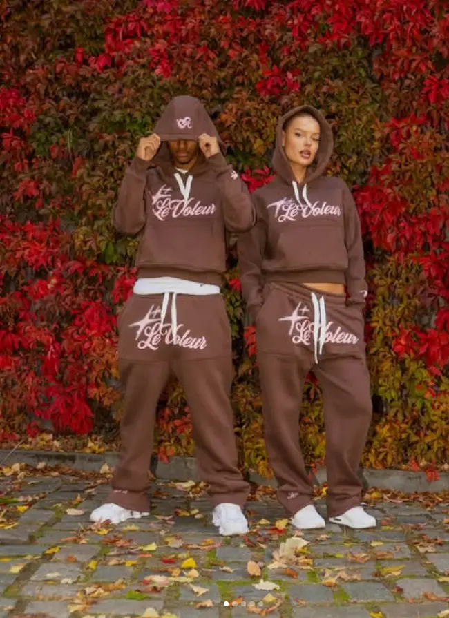 Ensemble Marron "LeVoleur" Drips-Way