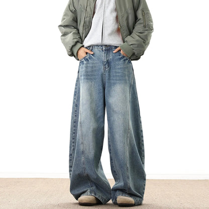 Pantalon baggy denim oversize streetwear