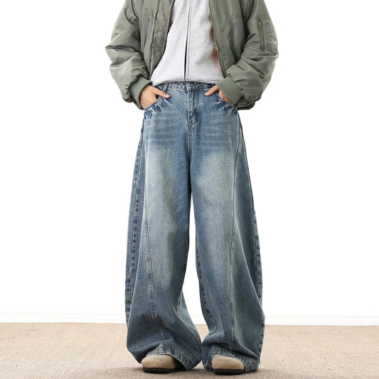Pantalon baggy denim oversize streetwear