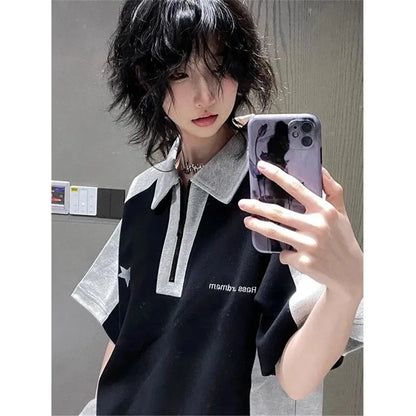 Y2k Summer Polo T-Shirts For Women