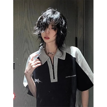Y2k Summer Polo T-Shirts For Women