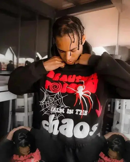 Cartoon Hoodie Y2K Harajuku pour homme et femme, sweat streetwear avec imprimé graphique et capuche, confortable et tendance.