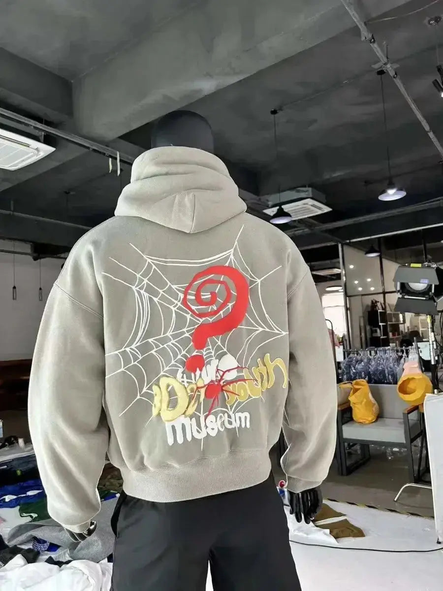 Cartoon Hoodie Y2K Harajuku pour homme et femme, sweat streetwear avec imprimé graphique et capuche, confortable et tendance.