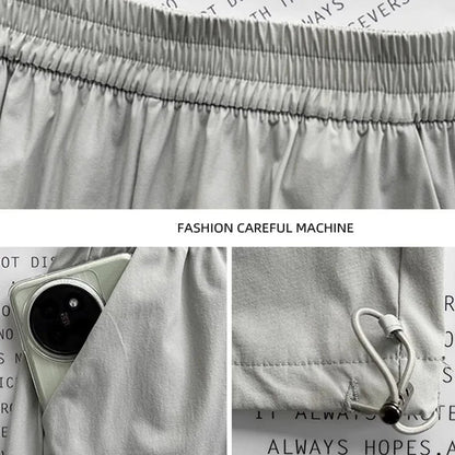 American Style Streetwear Y2K Cargo Pants Women Summer Breathable Baggy Quick Drying Sweatpants Solid Casual Wide Leg Trousers