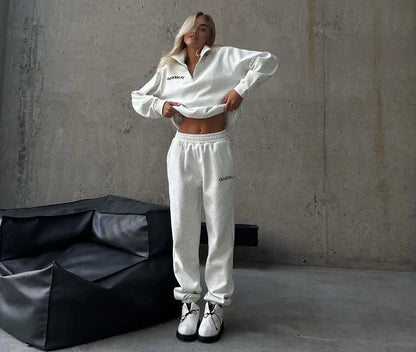 Ensemble de survêtement blanc femme Drips-Way