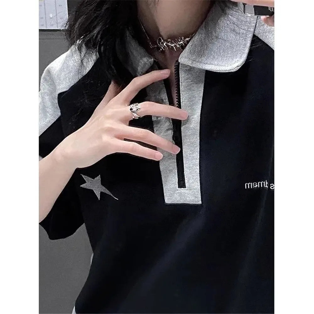 Y2k Summer Polo T-Shirts For Women