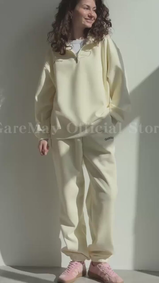 Women's pink tracksuit set